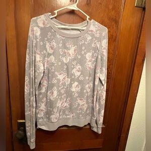 Floral print sweatshirt
